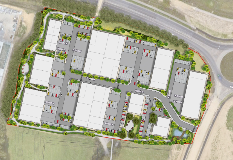 Arcus Park illustrative masterplan